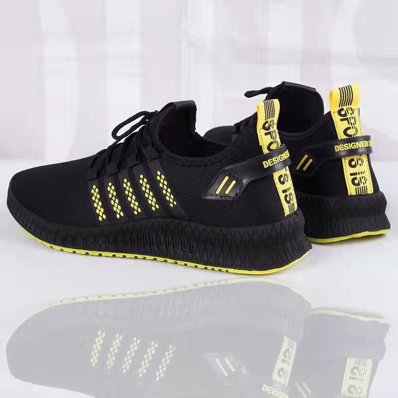 One Piece Dropshipping Men's Sneakers Lace-up Comfortable Light Running Shoes Soft Bottom Korean Fashion Wholesale Pumps