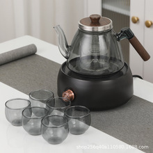 煮茶壶玻璃耐高温办公室茶具家用泡茶烧水壶可明火电陶炉茶器茶壶