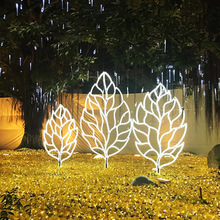 2021新款LED叶子造型灯户外装饰彩灯植物灯公园广场景观灯
