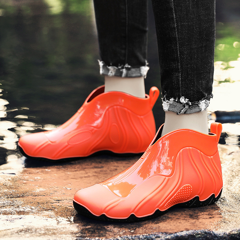 时尚雨鞋防雨防水男靴子厨房胶鞋秋季新款户外韩版水靴防滑雨靴子
