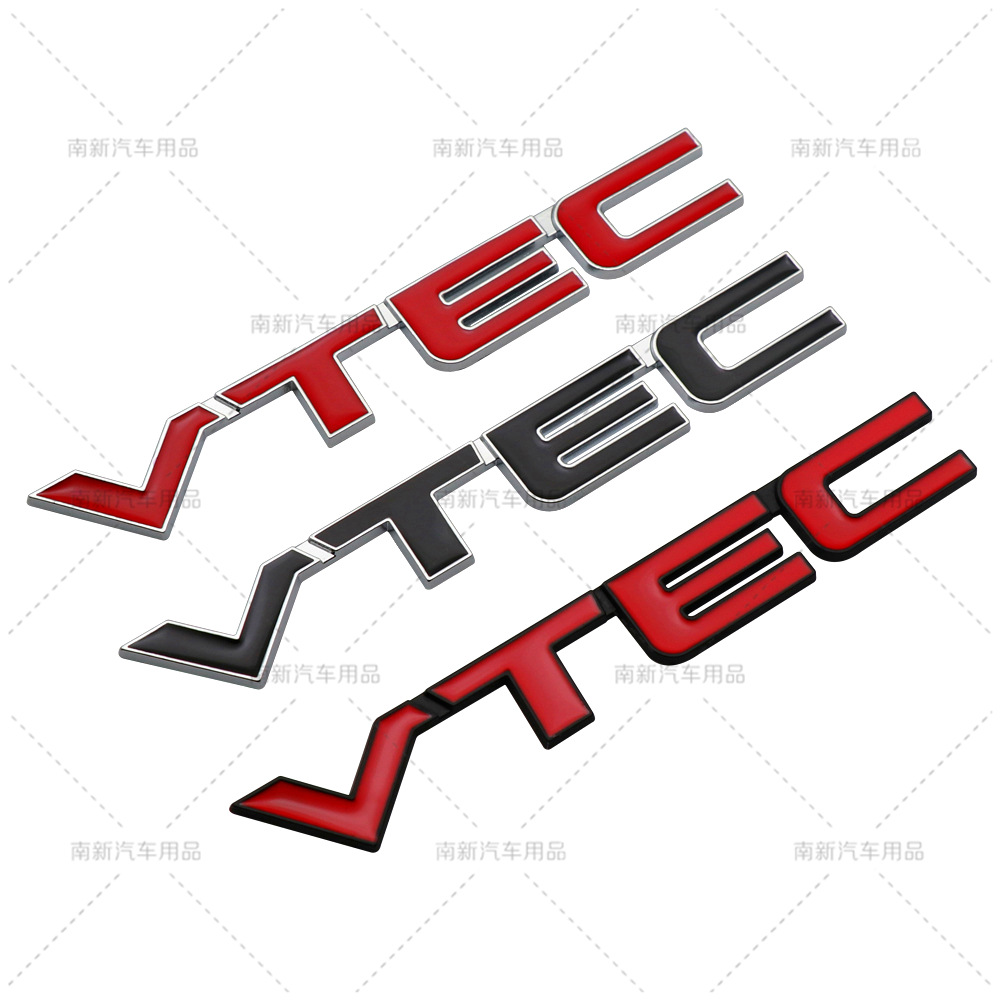 vtec车贴 适用于本田思域雅阁奥德赛crv思铂睿改装后尾标车身贴