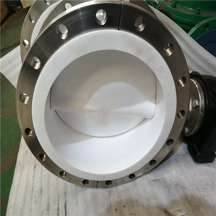 全衬ptfe fep蝶阀 不锈钢衬氟蝶阀 d341f4-16p d341f46-16p-阿里巴巴