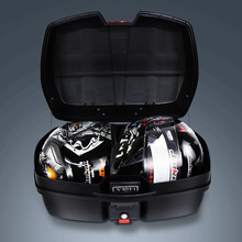 大容量机车箱子尾箱特大号通用后箱电动么托车后备箱超大后背箱