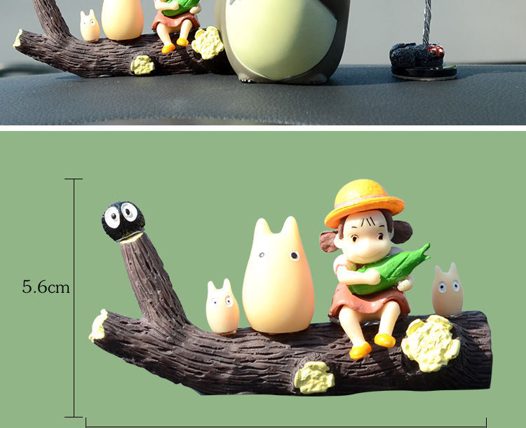 宫崎骏龙猫无脸男小梅汽车摆件创意车载装饰品可爱室内办公小摆件