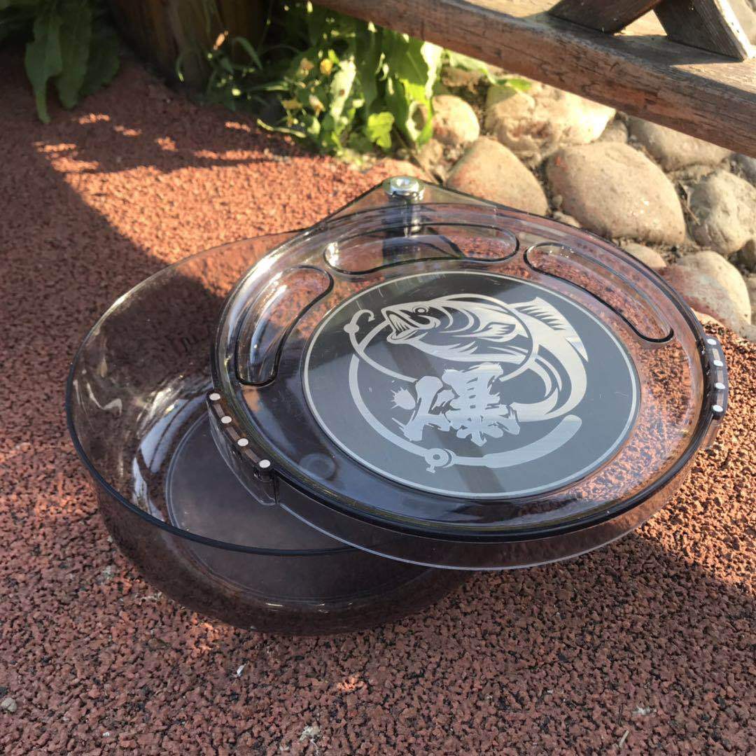 饵料盆新款全磁散炮强磁拉饵盘黑坑超大号散泡竞技双层开饵-阿里巴巴