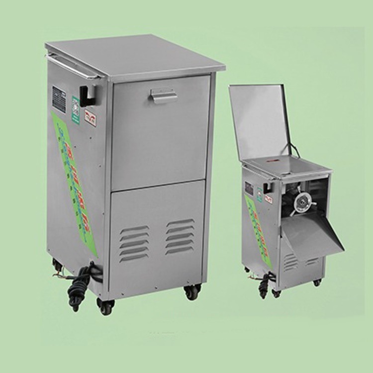 香河万寿山xj-80绞肉机 电动绞肉机食堂不锈钢碎肉机绞馅料机