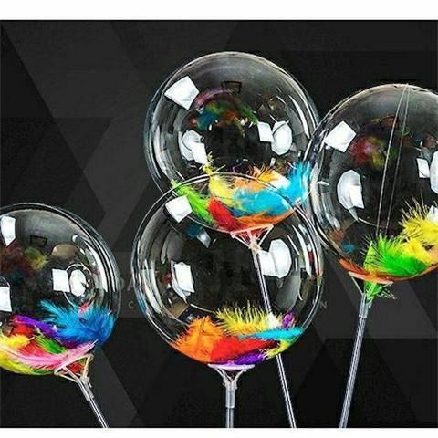 Internet Celebrity round High Transparent Bounce Ball 13-Inch 18-Inch 20-Inch 24-Inch Bouquet Balloon Holiday Decoration Party Layout