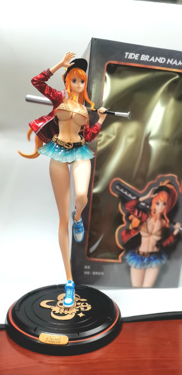 潮牌优质版 海贼王动漫手办 潮牌娜美gk超大美女公主摆件 32cm