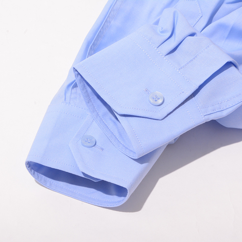 New Cotton Comfortable Breathable Leisure Cargo Striped Shirt Long Sleeve Square-Neck Slim Korean Fashion Men's Shirt