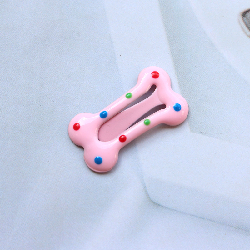 Ins Wind Polka Dot Bone Barrettes Cute Japanese Style Candy Color Hairpin Pet BB Clip Hair Clip for Broken Hair Barrettes Sub Hairware