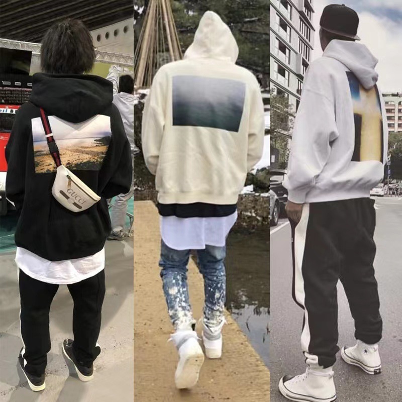 fear of god essentials复线fog加州限定潮牌宽松高街卫衣帽衫男