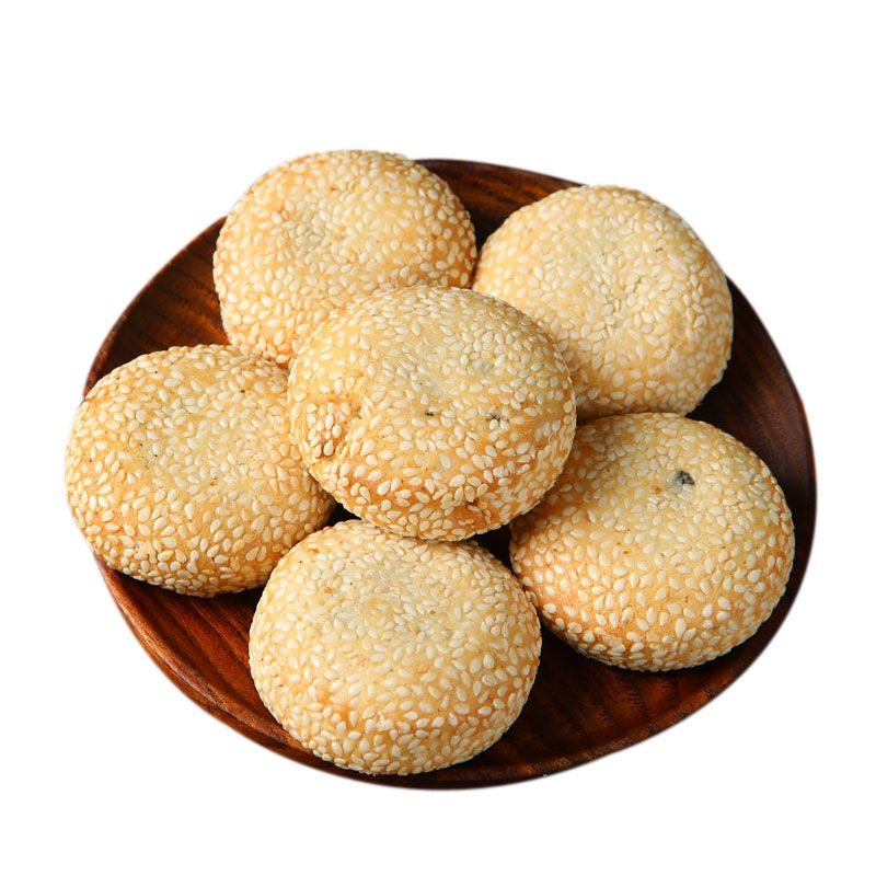 麻饼五仁芝麻饼小包装安徽特产老式传统手工糕点黑芝麻饼休闲零食