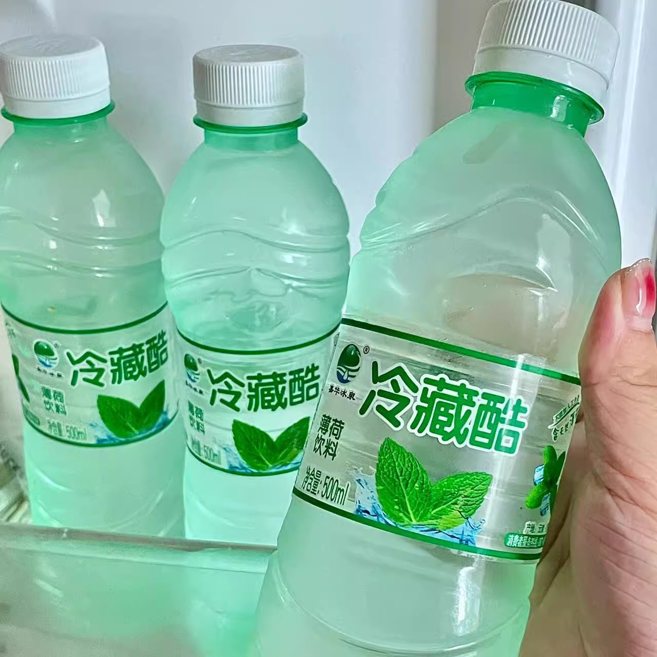 云南冷藏酷薄荷水500ml瓶装饮用水矿泉水夏季清凉解渴饮品一整箱