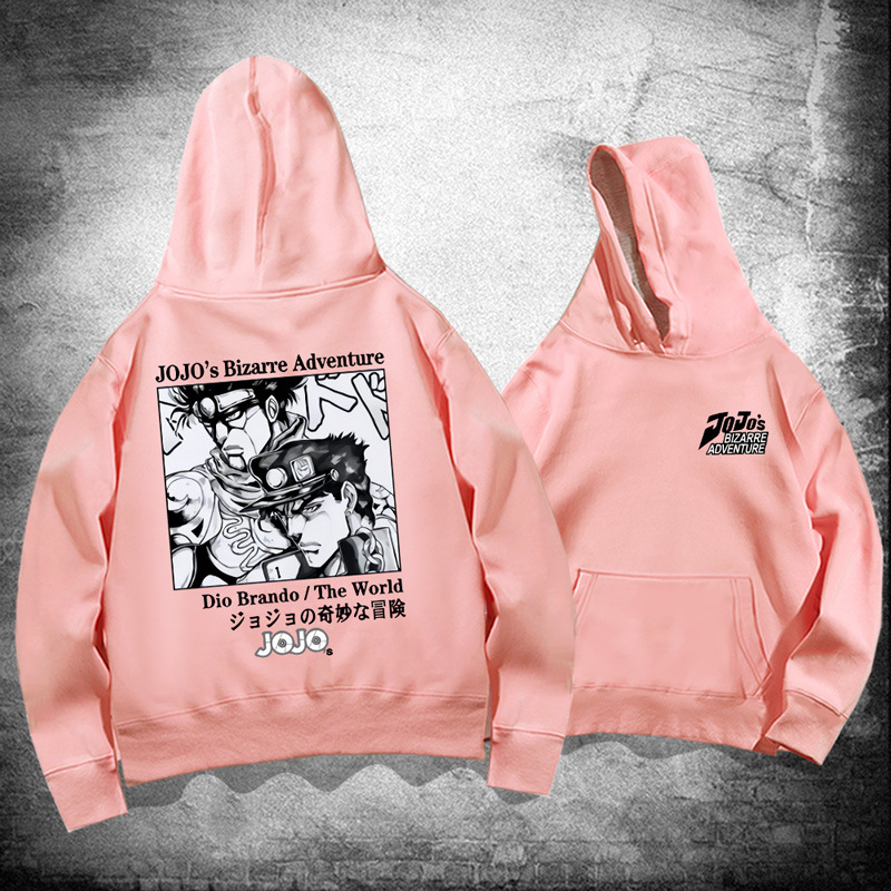 空条承太郎吉良吉影联名动漫衣服jojo的奇妙冒险连帽卫衣长袖上衣