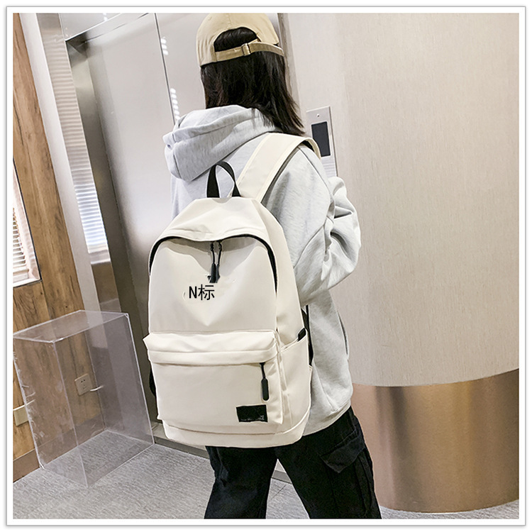 Fashionable Student Schoolbag Simple Fashion Backpack Large Capacity Computer Backpack Men and Women Outdoor Travel Backpack