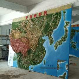 供应大型中国地形沙盘规格和区域可按照客户需求