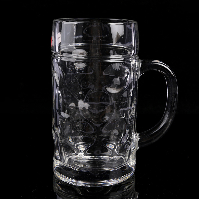 Factory 1L Beer Mug Household Restaurant Pineapple Cup Hotel with More than Cup Specifications Stall Beer Steins Wholesale