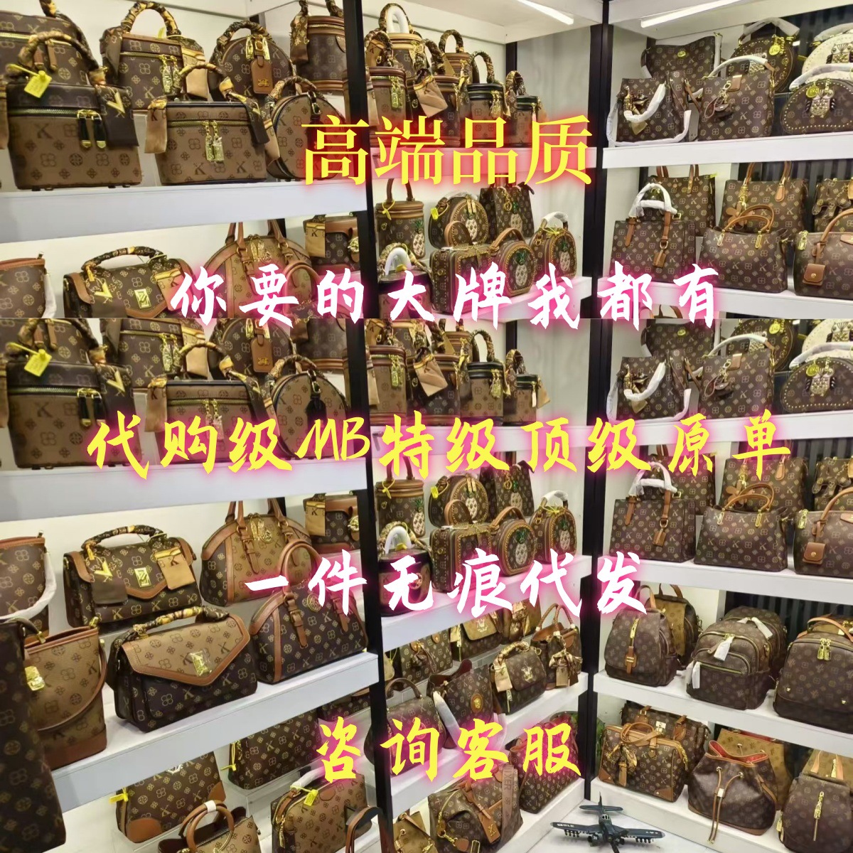 24新款大牌包包原厂皮老花包carryall包戴妃包邮差包法棍包牛角包