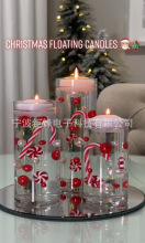 Christmas floating candles圣诞悬浮蜡烛创意DIY工艺装饰品摆件