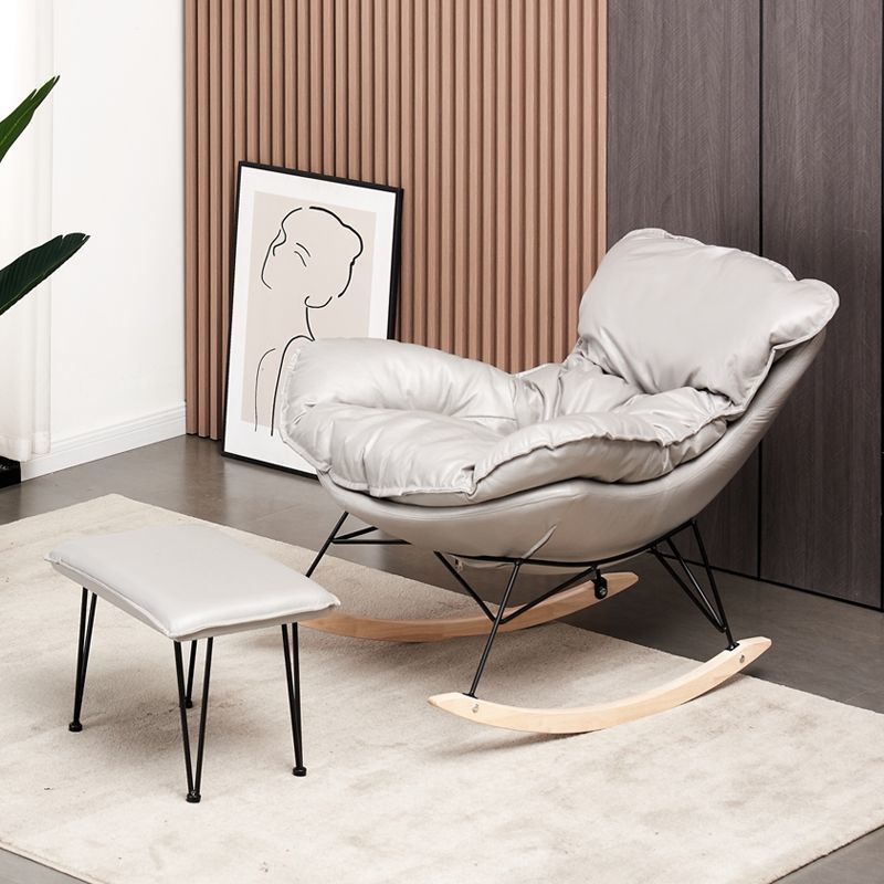 摇椅摇摇椅椅子躺椅子靠背躺椅折叠午休懒人沙发家用躺椅可躺可坐