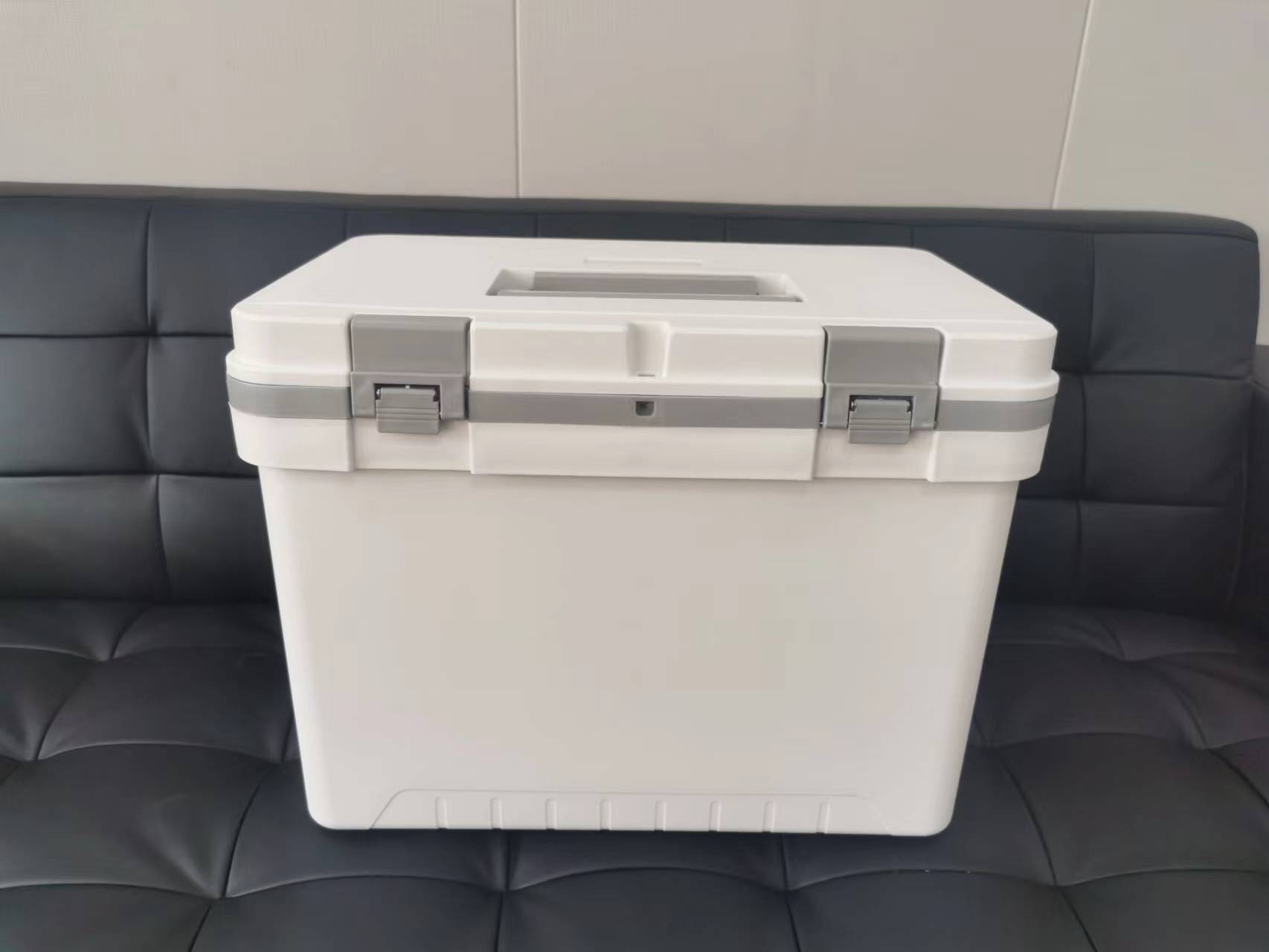 25升pu内层带盖医药冷藏箱 便携式手提疫苗试剂配送箱医药冷藏箱