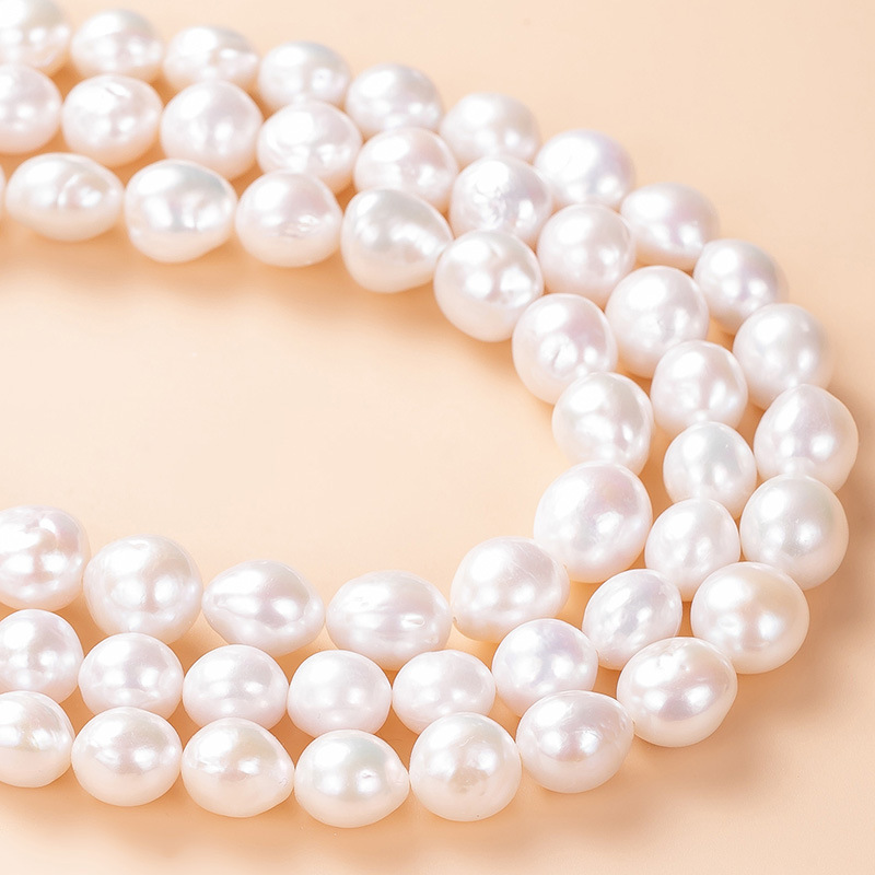 Natural Loose Pearl Beads Freshwater Ak round Baroque Pearl Bracelet Diy Ornament Accessories Beaded Necklace Wholesale