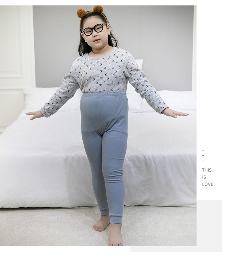 胖女童秋裤女大童打底裤内穿纯棉宽松中大童小胖子女孩加肥加大潮