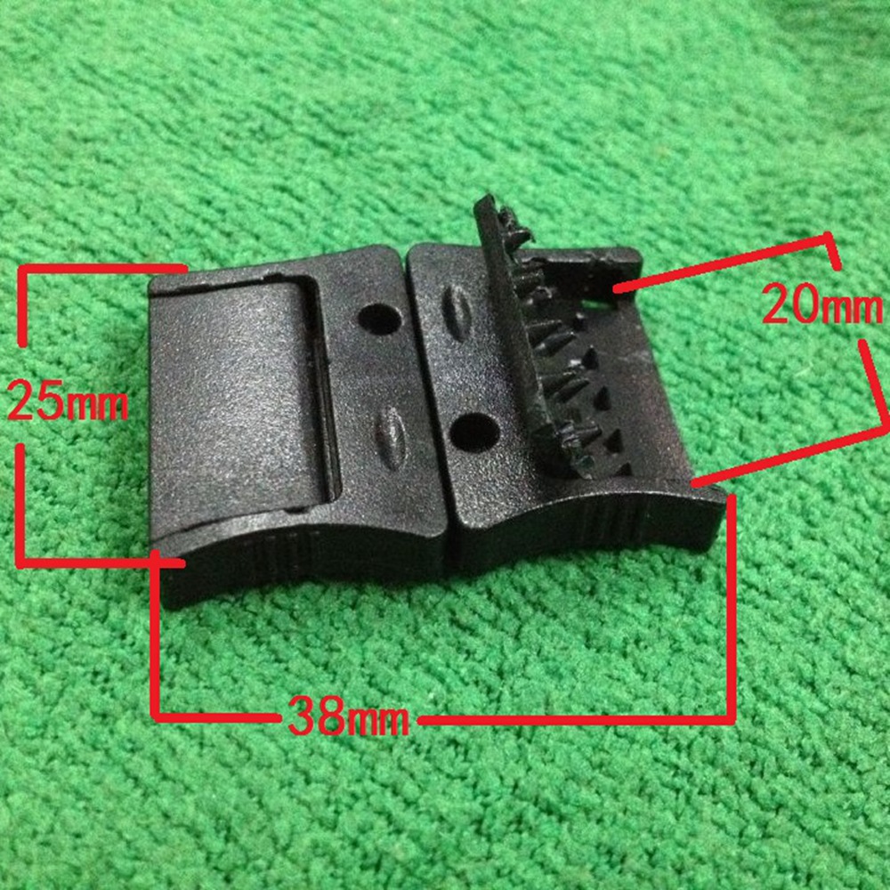 厂家直销 挂绳配件塑料对接安全扣 折叠式织带调节扣 环保彩色