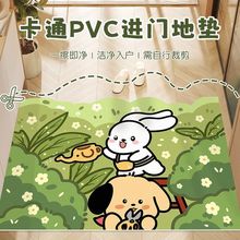 卡通入户门地垫PVC防水进门玄关垫子免洗可擦耐磨家用可裁剪脚垫