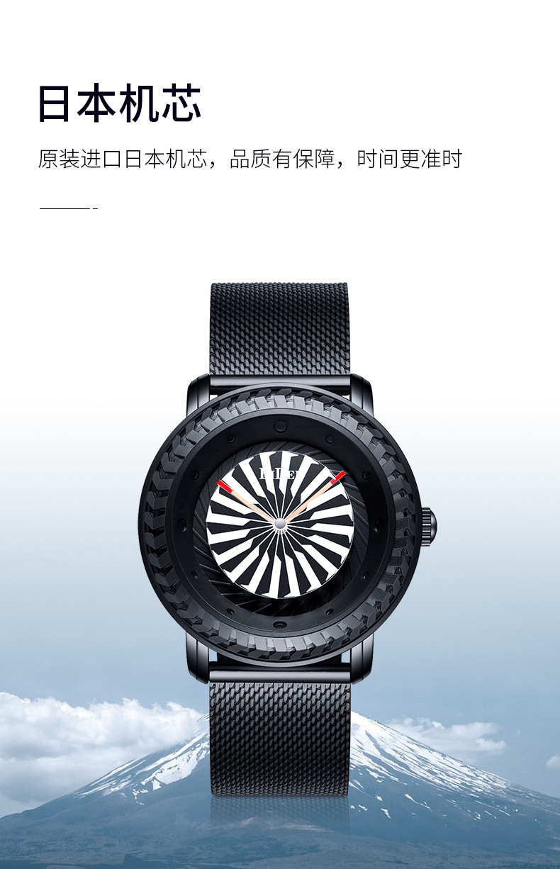 biden拜登男士创意轮手表时尚潮流防水石英表watch跨境电商表0113