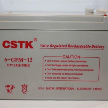 cstk蓄电池6-gfm-12 12v12ah直流屏 机房配电 ups电源 消防主机