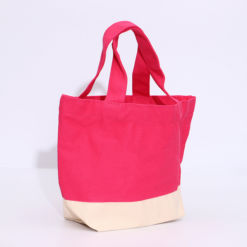 厂家供应拼接帆布袋大号彩印棉布手提袋单肩可加急印logo布袋批发