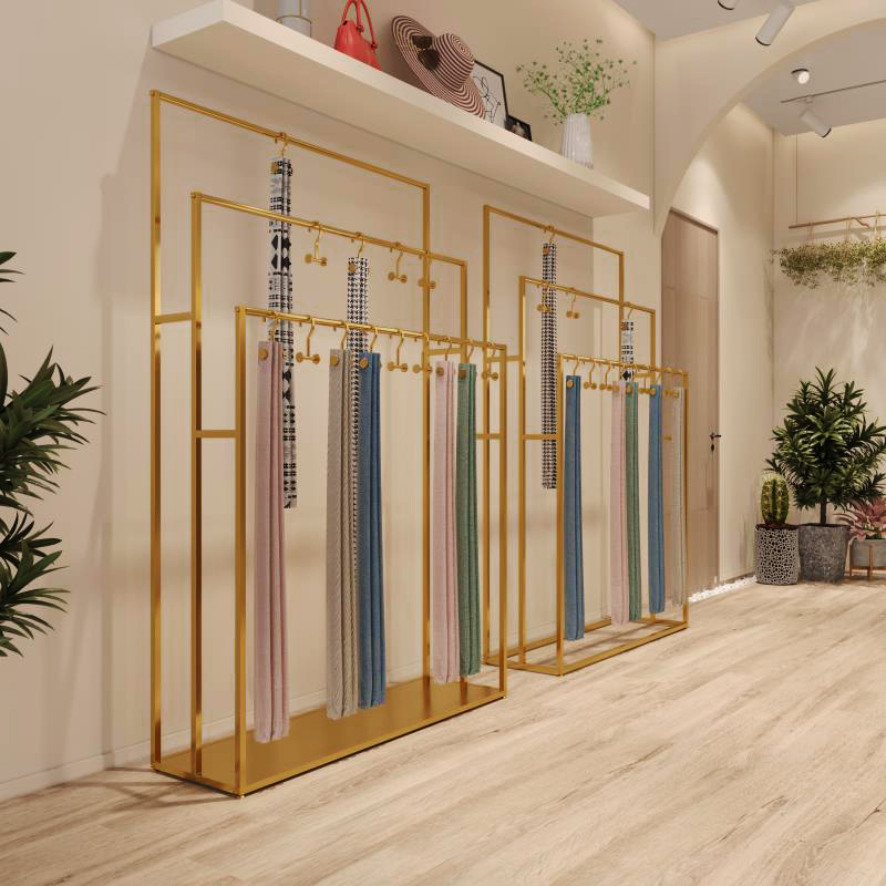 窗帘店样品落地展示架吊卡挂钩软装家纺陈列架布艺面料挂架丝巾架