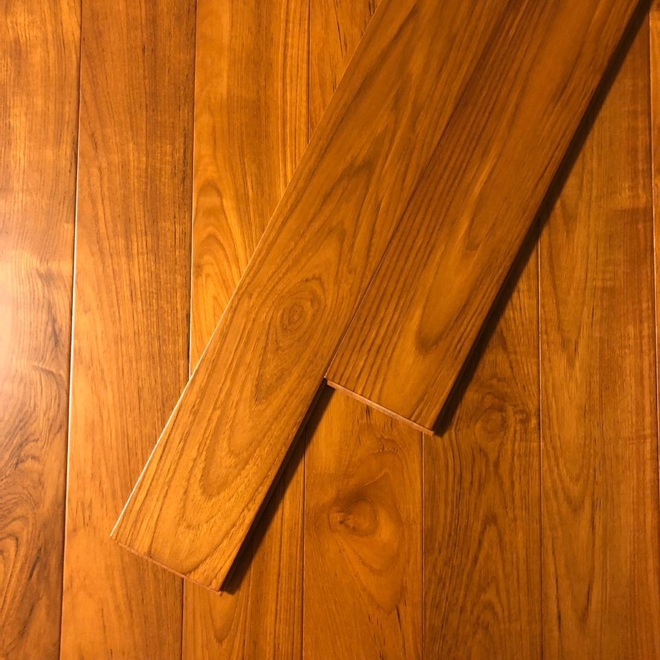 木地板修车工厂木地板地板原木防水装修实木缅甸翻新柚木地板复合