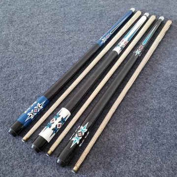 黑八台球杆小头杆实木分体式双节杆斯诺克杆桌球杆公杆-阿里巴巴