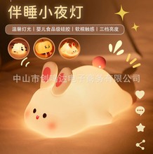 ♔跨境硅胶拍拍灯小夜灯熊猫拍拍夜灯卧室床头灯小夜灯护眼灯氛围
