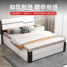 实木床1.8米现代简约家用卧室双人1.5米床主卧经济型1m单人欧式床