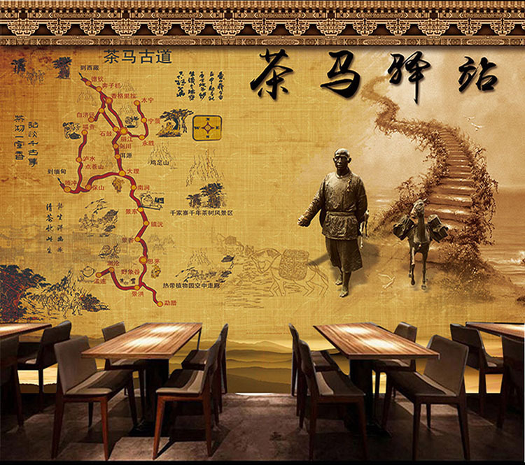 茶马古道壁画