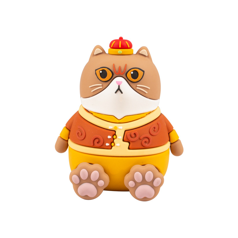 国潮故宫御猫公仔迷你蓝牙音箱宫廷猫卡通潮流低音炮摆件蓝牙音箱