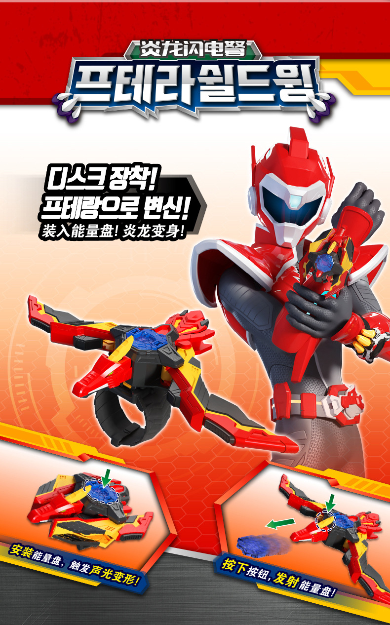 展高正品迷你特工队超级恐龙力量2炫龙钢甲拳变形二合一玩具男孩
