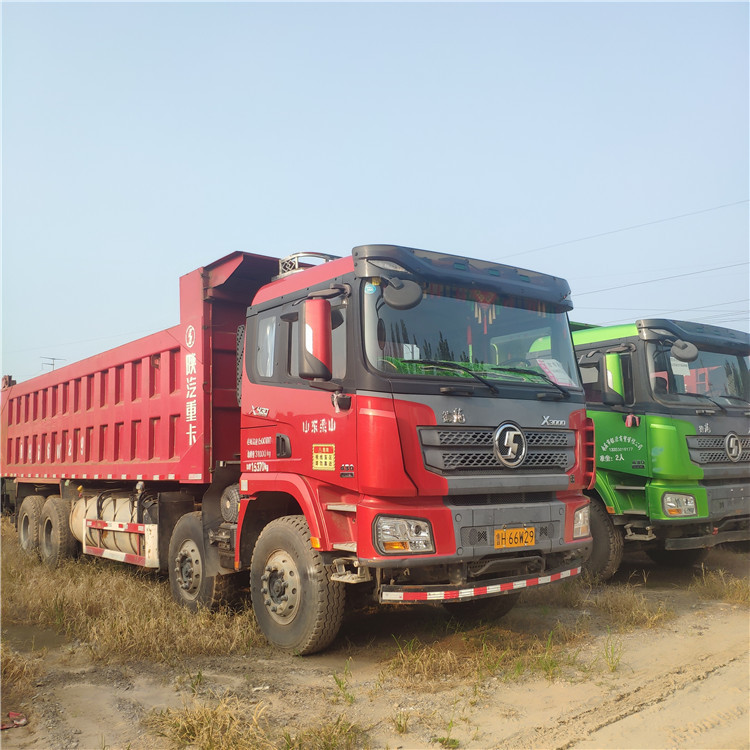 二手豪沃前四后八砂石料自卸车 翻斗运输车 德龙前四后八自卸车