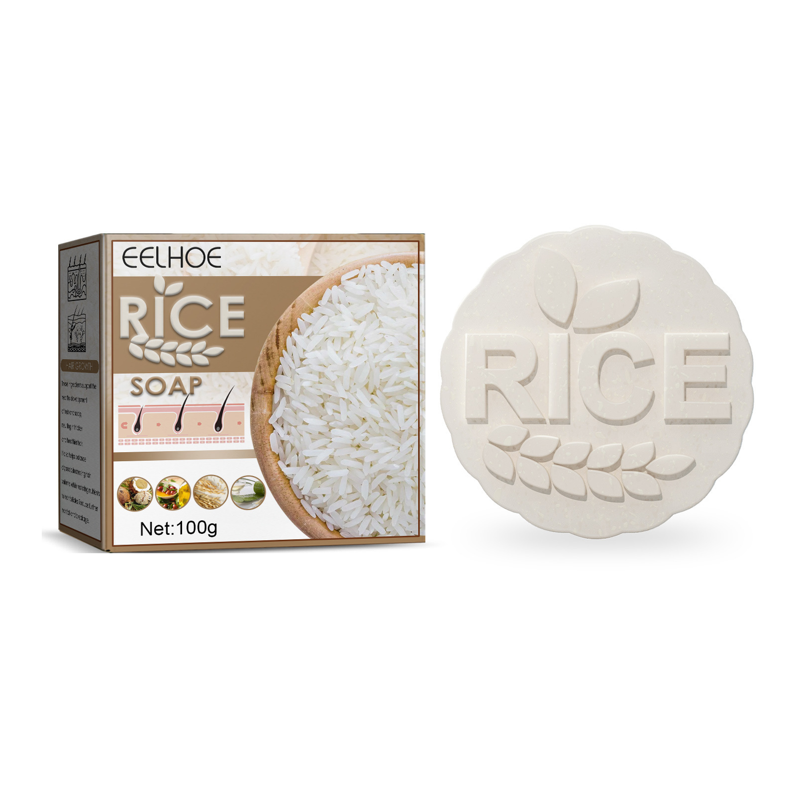 Eelhoe Rice Anti-Drop Shampoo Soap