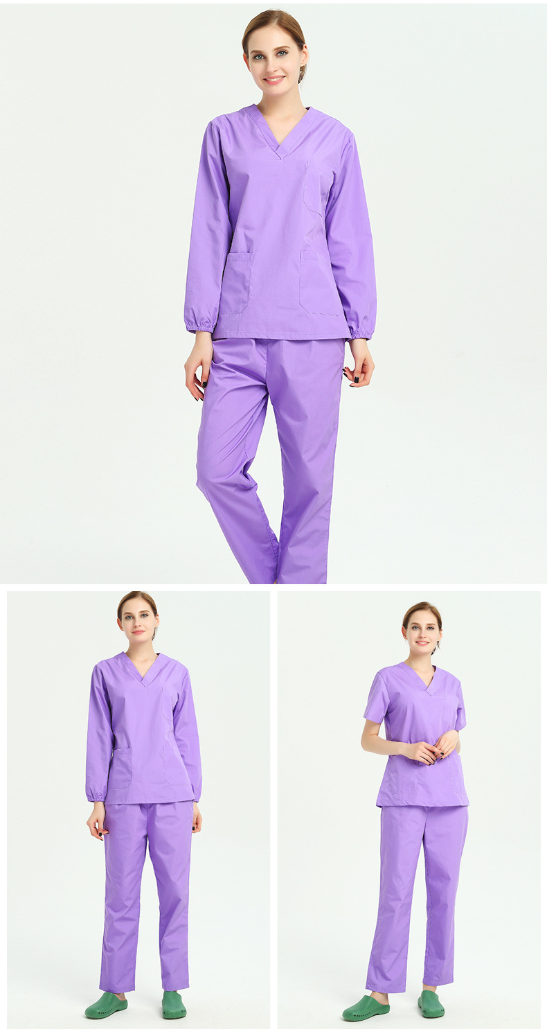 女短袖医院定制医生医生服洗手衣分体套装隔离服刷手衣服