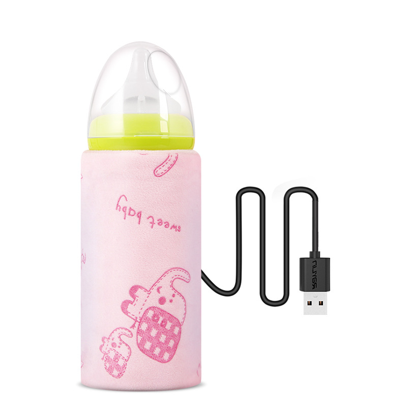 Cross-Border Factory Direct Sales USB Car Baby Heater Portable Constant Temperature Baby Bottle Insulation Cover Warmer Universal