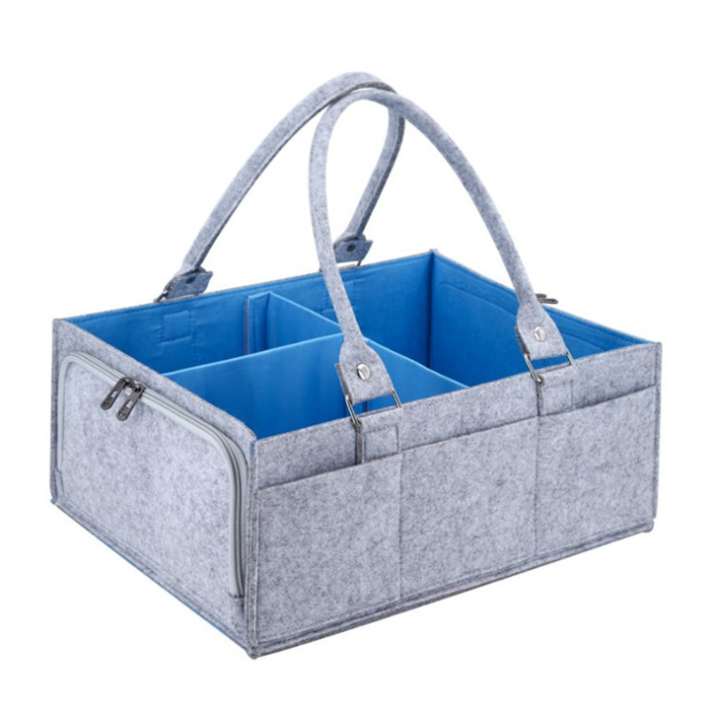 毛毡收纳包 亚马逊新款毛毡尿不湿收纳包 妈咪尿布包 毛毡收纳包