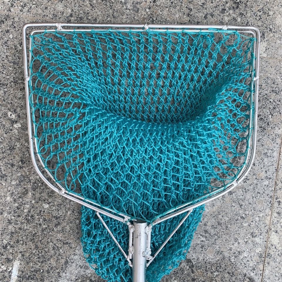 包邮批发结实实心铁把抄网鱼网兜棉绳捞鱼网水产渔网大鱼大物