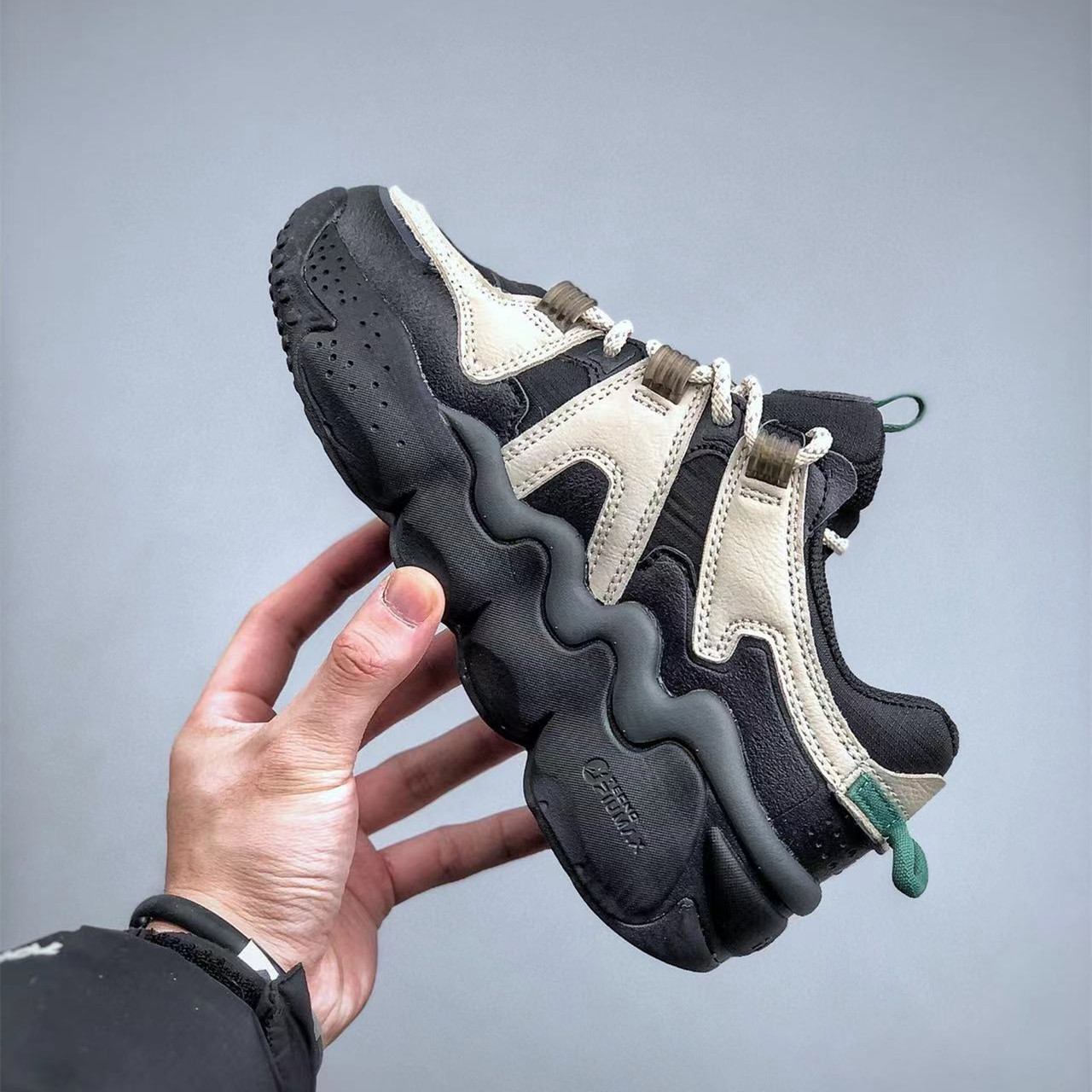 莆田鞋莆田纯原猫爪鞋4代女鞋情侣老爹鞋厚底增高复古休闲运动鞋