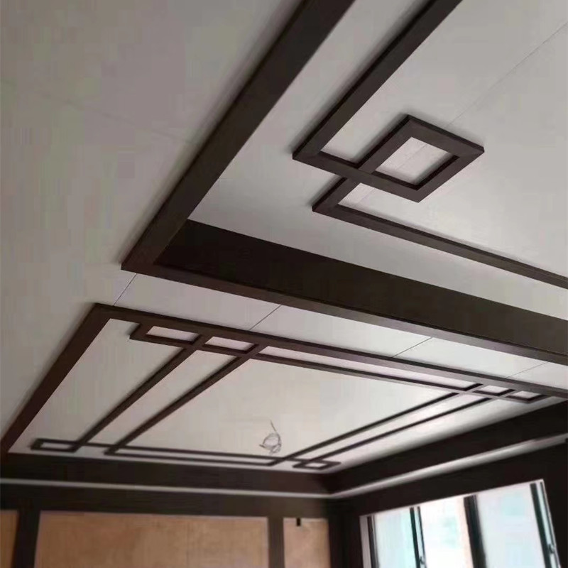 新中式l型7字天花板吊顶压边收口护角阳角墙角装饰线条平板