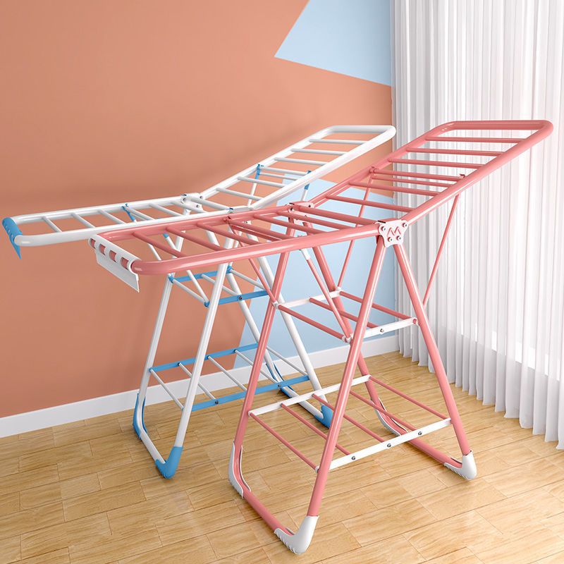 晾衣架落地折叠室内外不锈钢阳台家用凉衣服架杆婴儿晾晒被子神器