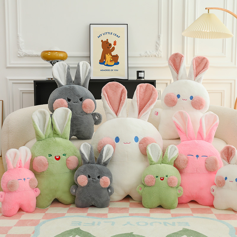 New Online Red Dudu Rabbit Plush Toy Girl Heart Cute Pillow Pillow